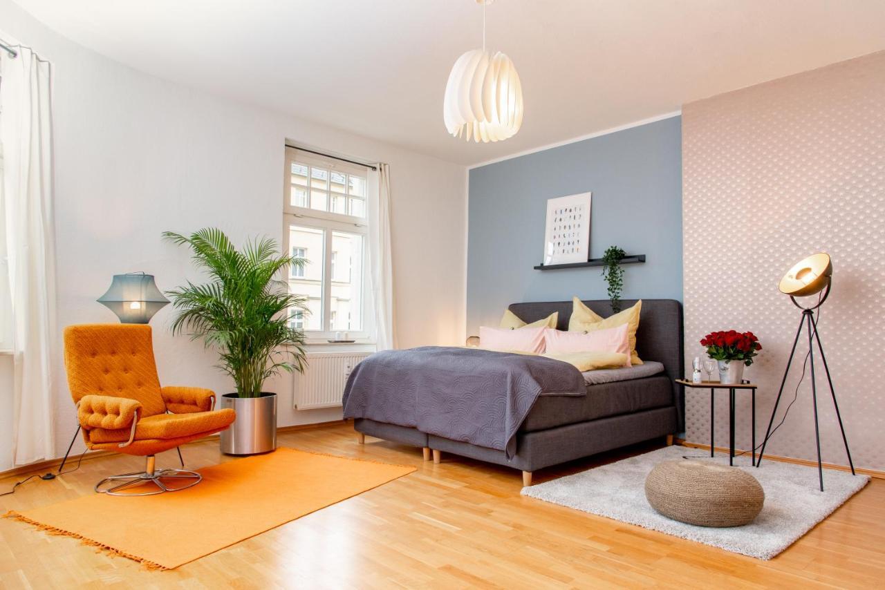Kassberg Apartment Im Retro-Stil / Netflix & Wifi Chemnitz Dış mekan fotoğraf