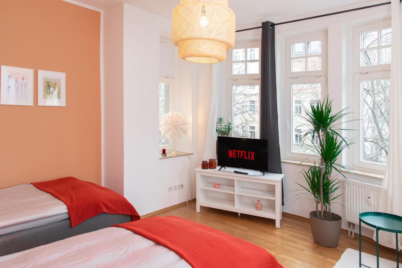 Kassberg Apartment Im Retro-Stil / Netflix & Wifi Chemnitz Dış mekan fotoğraf